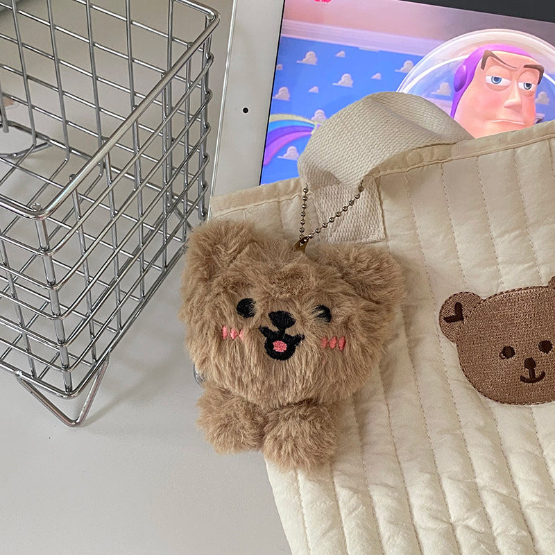 Wholesale Shy Plush Teddy Bear Keychain